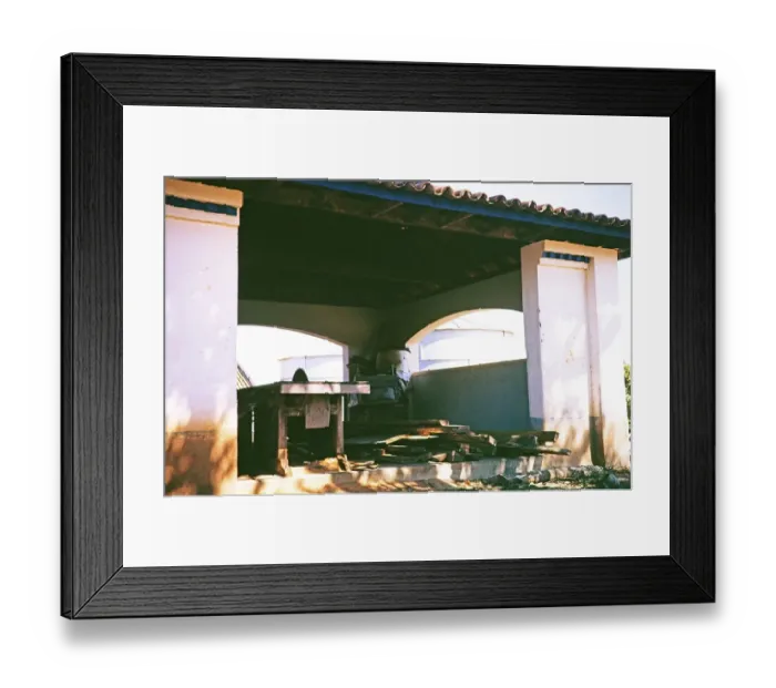 Framed Print : Oil storage and carpentry workshop, Fazenda Sant Anna, Campinas, Brazil, South America 1962, South America