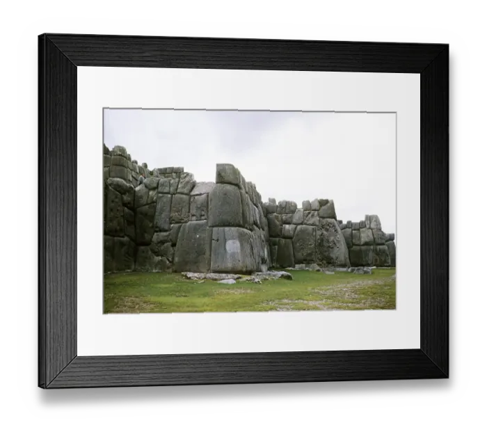 Framed Print : Saqsaywaman or Sacsayhuaman, Inca citadel Cuzco, Peru, South America 1962, South America