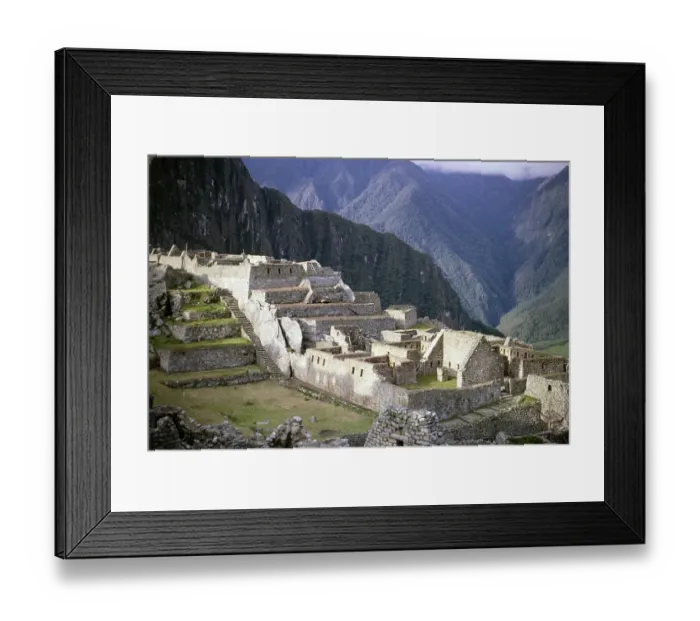 Framed Print : Inca ruins of Machu Picchu, Peru, South America around 1962, South America