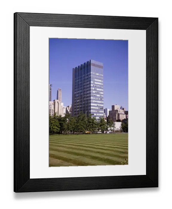 Framed Print : United Engineering Centre, International Style building 1961 Architects Shreve Lamb and Harmon, Manhattan, New York, USA Photo 1964 Framed Print : United Engineering Centre, International Style building 1961 Architects Shreve Lamb and Harmon, Manhattan, New York, USA Photo 1964