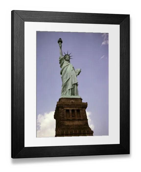 Framed Print : Statue of Liberty, New York, USA in 1963