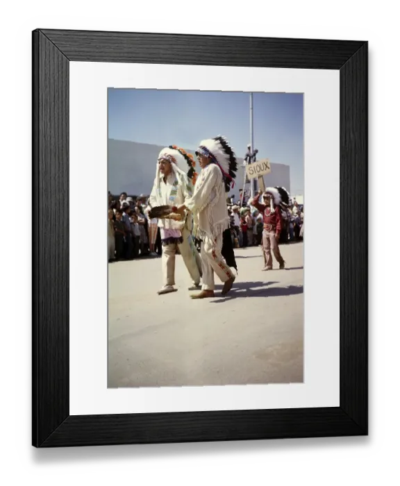Framed Print : Sioux Indians, intertribal Indian ceremony, Gallup, New Mexico, USA 1963