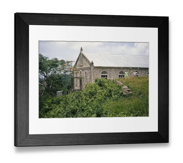Framed Print : Baptist Church, Gurney's Mount, Hanover Parish, Jamaica, West Indies 1970 built by Thomas Burchel 1830, Central America Framed Print : Baptist Church, Gurney's Mount, Hanover Parish, Jamaica, West Indies 1970 built by Thomas Burchel 1830, Central America