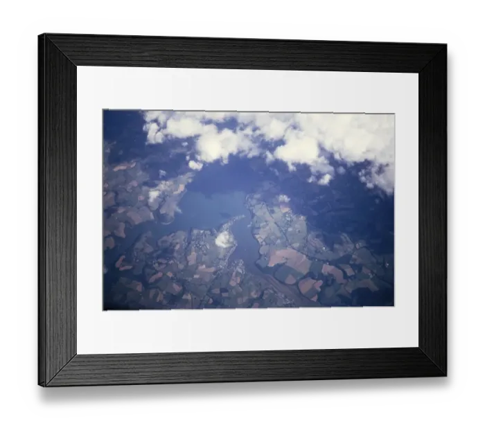 Framed Print : Portrait oblique aerial view of the tributaries in the Fal estuary, centred on Feock, Cornwall, England, UK around 1970 Framed Print : Portrait oblique aerial view of the tributaries in the Fal estuary, centred on Feock, Cornwall, England, UK around 1970