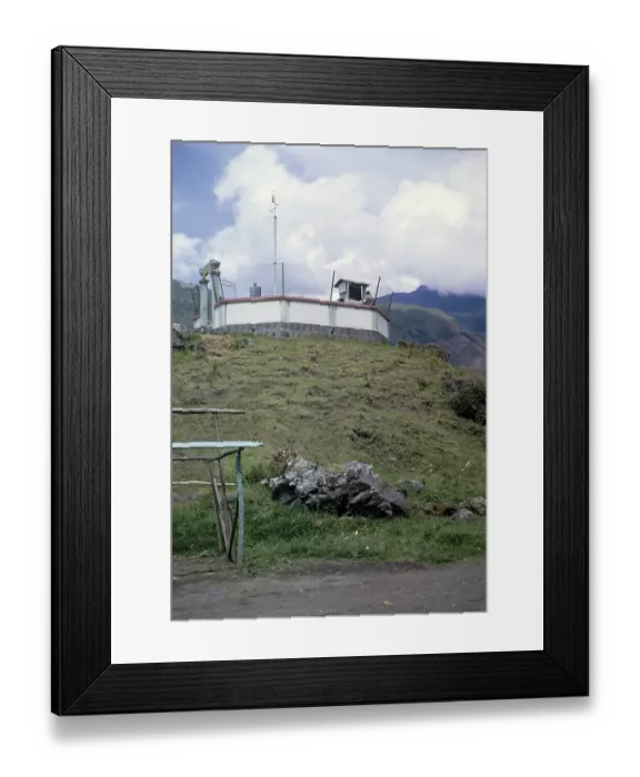 Framed Print : Weather station, Banos de Agua Santa, Ecuador, Tungurahua Province, South America 1962, South America Framed Print : Weather station, Banos de Agua Santa, Ecuador, Tungurahua Province, South America 1962, South America