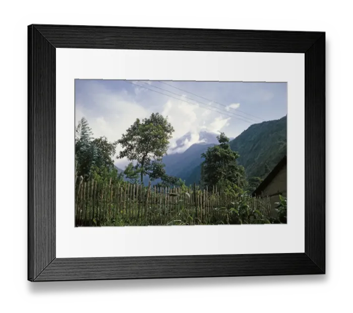 Framed Print : View of the summit of the Tungurahua volcano, near Banos de Agua Santa, Tungurahua province, Ecuador, South America 1962, South America