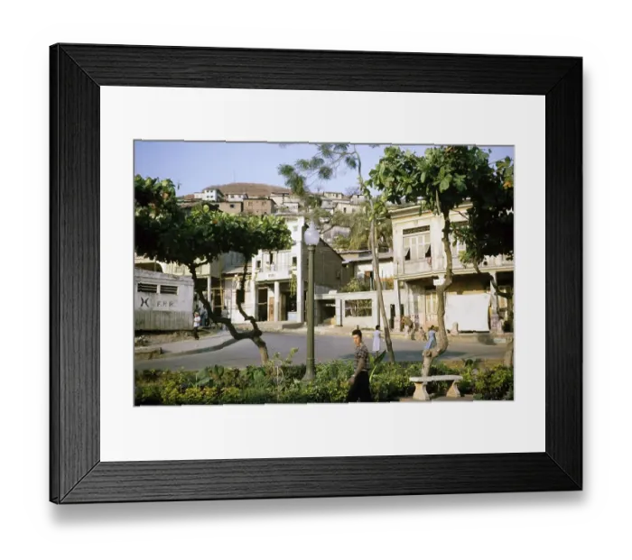 Framed Print : Subtitle: Colonial section Guayaquil, Guayas Province, Ecuador, South America 1962, South America