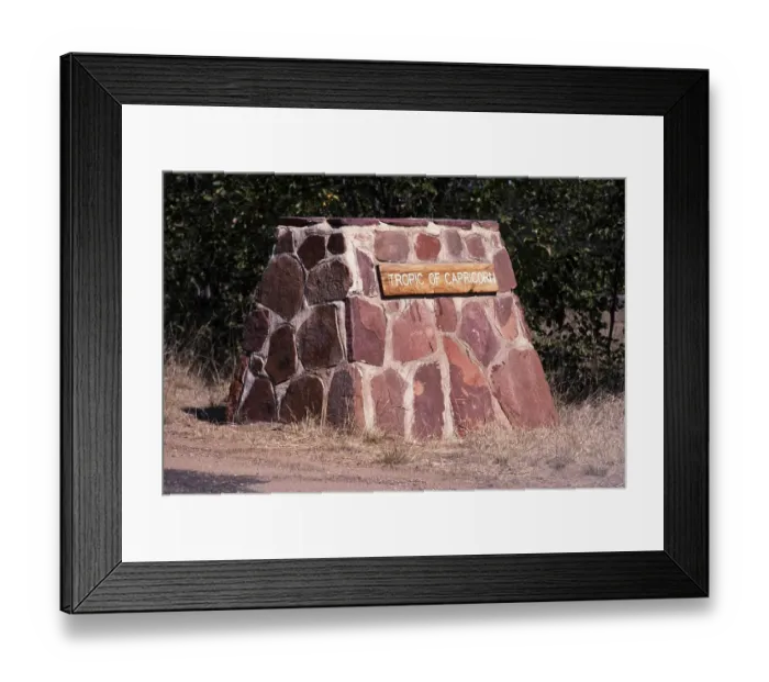 Framed Print : Tropic of Capricorn, Kruger National Park, South Africa, 1995, Africa