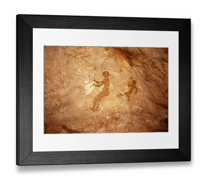 Framed Print : Famous prehistoric rock carvings of Tassili N'Ajjer, Algeria, North Africa 1973 Tassili N'Ajjer National Park, Africa Framed Print : Famous prehistoric rock carvings of Tassili N'Ajjer, Algeria, North Africa 1973 Tassili N'Ajjer National Park, Africa