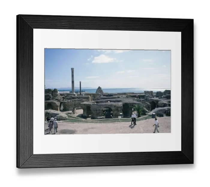 Framed Print : Roman ruins of the Antonine Baths of Antoninus Pius, in Carthage, Tunis, Tunisia, 1998, Africa Framed Print : Roman ruins of the Antonine Baths of Antoninus Pius, in Carthage, Tunis, Tunisia, 1998, Africa