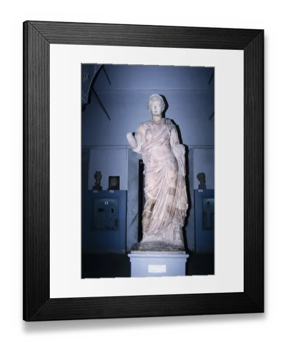 Framed Print : Roman statue of a female figure, Carthage Room, Bardo National Museum Framed Print : Roman statue of a female figure, Carthage Room, Bardo National Museum