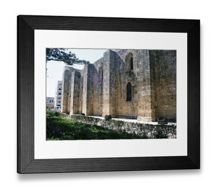 Framed Print : Crusader Church, Cathedral of Our Lady of Tortosa, Tartus, Syria, 1998, Asia