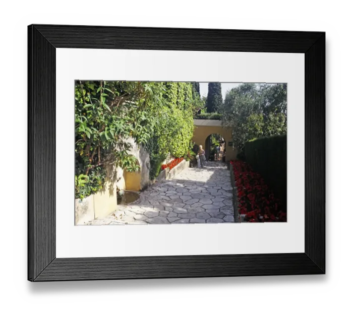 Framed Print : A visit to Villa Ephrussi de Rothschild, villa Ile-de-France, Saint-Jean-Cap-Ferrat, French Riviera, France in 1999 Framed Print : A visit to Villa Ephrussi de Rothschild, villa Ile-de-France, Saint-Jean-Cap-Ferrat, French Riviera, France in 1999