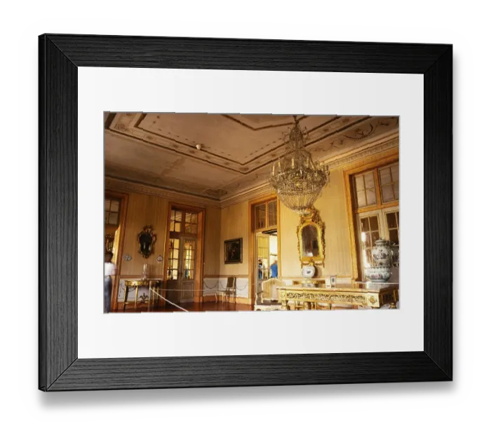 Framed Print : Interior of the National Palace of Queluz, Sintra, near Lisbon, Portugal Furniture and interior design