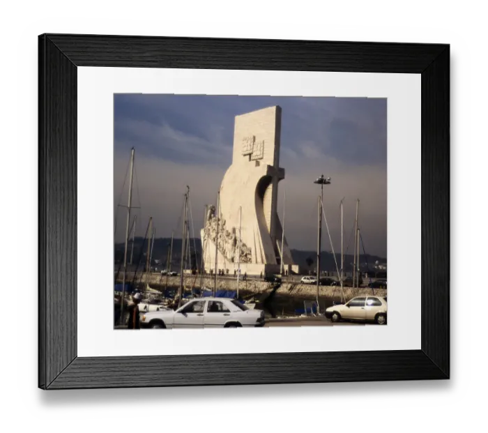 Framed Print : Padrao dos Descobrimentos, Monument to the Discoveries, Lisbon, Portugal, 1999, Europe