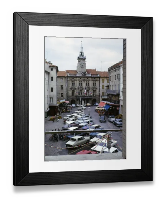 Framed Print : Historic town hall building Hotel de Ville, Orange, France 1973