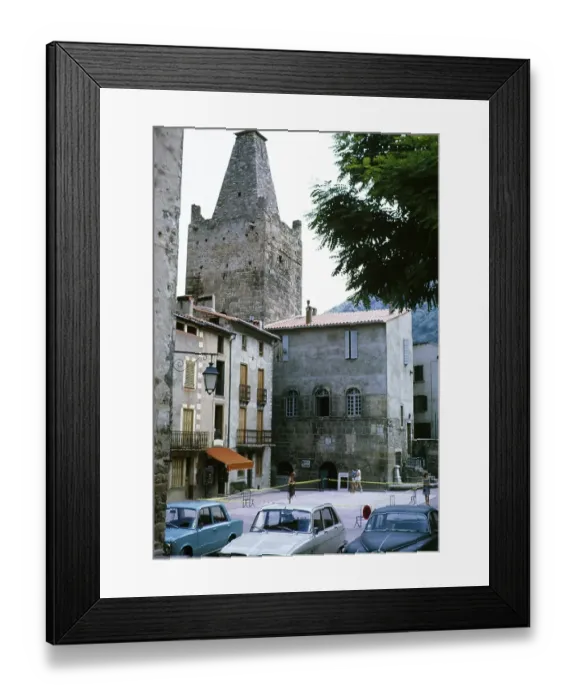 Framed Print : Medieval village of Villefranche de Conflent, Pyrenees, France 1973 Framed Print : Medieval village of Villefranche de Conflent, Pyrenees, France 1973