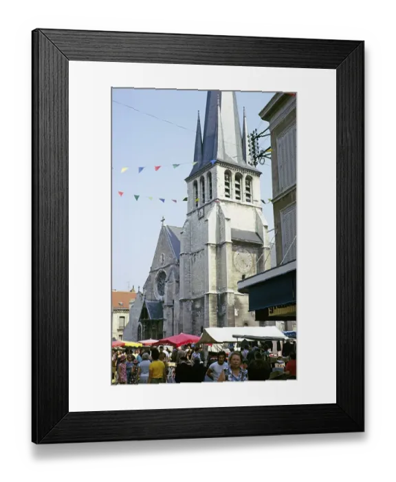 Framed Print : Church of Saint Remy de Troyes, Troyes France 1976 Framed Print : Church of Saint Remy de Troyes, Troyes France 1976