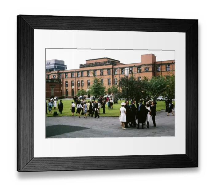 Framed Print : Graduated from the University of Birmingham, England 1972