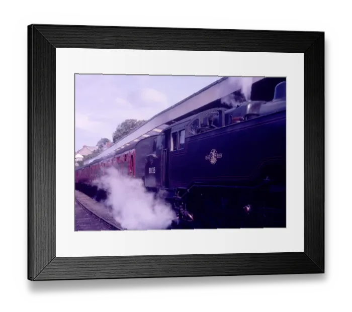 Framed Print : LNER 80135 steam engine train, c 1960s