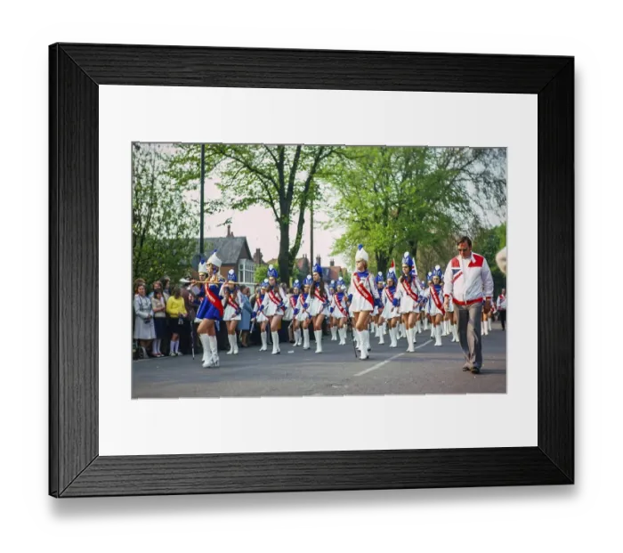 Framed Print : Spalding Blumenkorso, Spalding, Lincolnshire, England, UK Mai 1976 Framed Print : Spalding Blumenkorso, Spalding, Lincolnshire, England, UK Mai 1976
