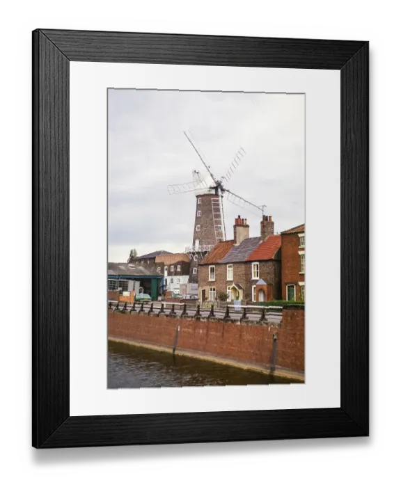 Framed Print : Maud Foster Windmuehle, Boston, Lincolnshire, England, UK Mai 1974 Framed Print : Maud Foster Windmuehle, Boston, Lincolnshire, England, UK Mai 1974