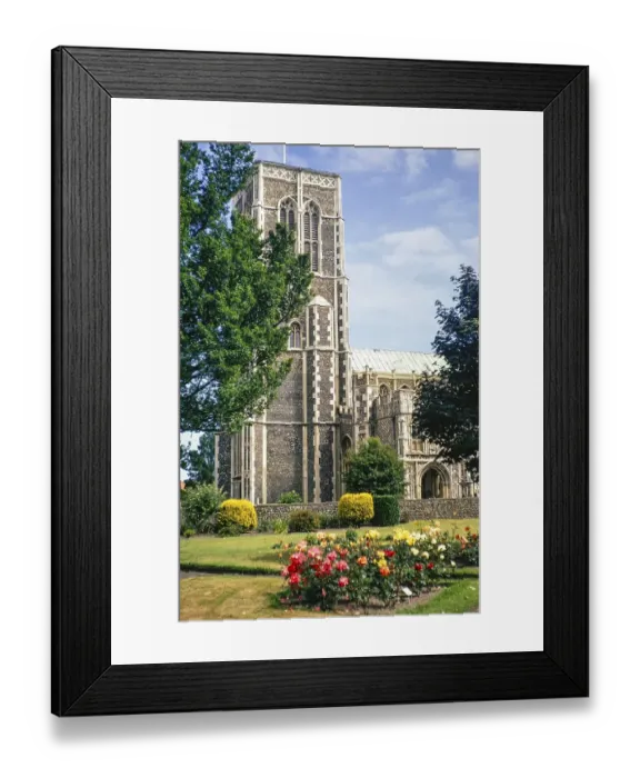 Framed Print : Kirche des Heiligen Edmund Koenig und Maertyrer, Southwold, Suffolk, England, Vereinigtes Koenigreich Juli 1971