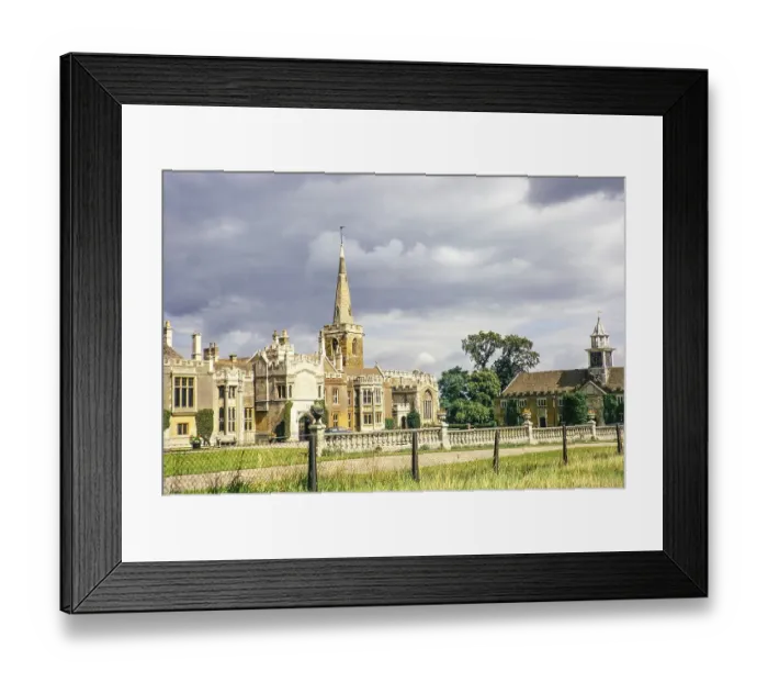 Framed Print : Neviil Holt Hall, Lincolnshire, England, UK 1970