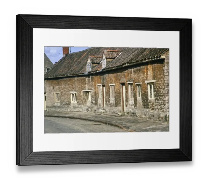 Framed Print : Historische Cottages Swinstead, Lincolnshire, England, UK 31. August 1970 Framed Print : Historische Cottages Swinstead, Lincolnshire, England, UK 31. August 1970