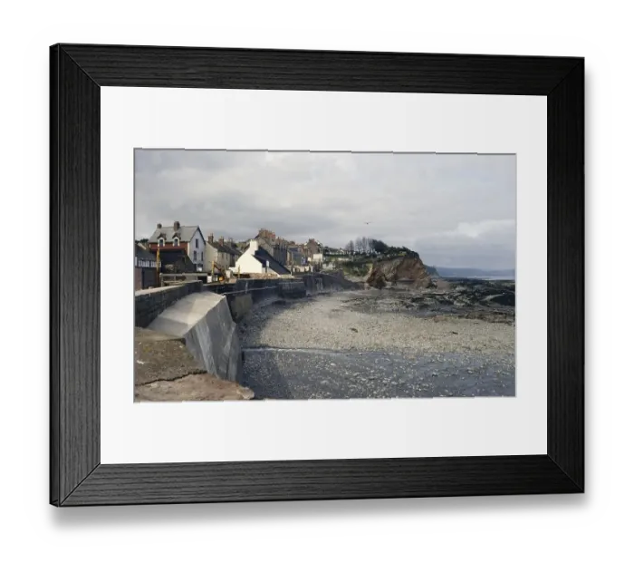 Framed Print : Watchet harbour and coastal village, Somerset coast, England, United Kingdom 1970s Framed Print : Watchet harbour and coastal village, Somerset coast, England, United Kingdom 1970s