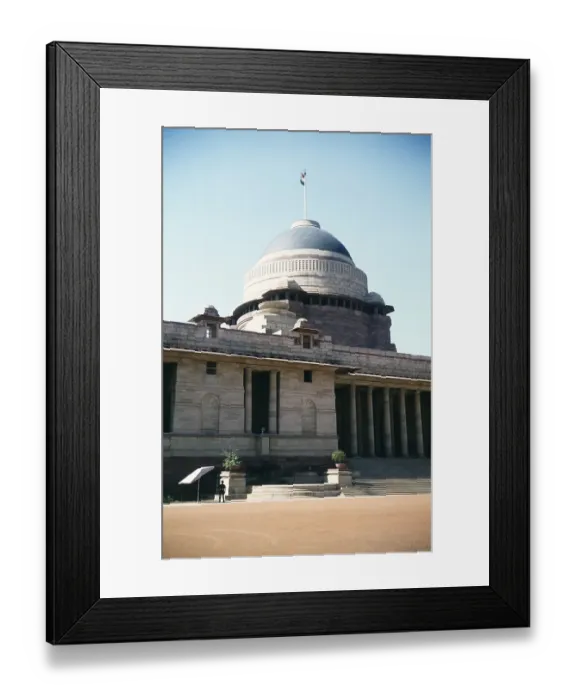 Framed Print : National Palace, New Delhi, India in 1980