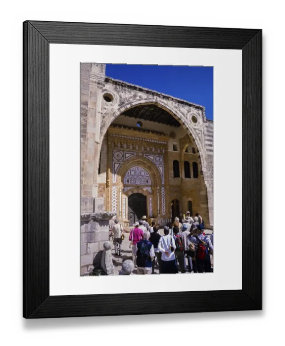 Framed Print : Swan Hellenic tour group visiting Beit Eddine, Beit ed Dine, Beiteddine Palace of Emir Bashir, Chouf, Lebanon 1998 Framed Print : Swan Hellenic tour group visiting Beit Eddine, Beit ed Dine, Beiteddine Palace of Emir Bashir, Chouf, Lebanon 1998
