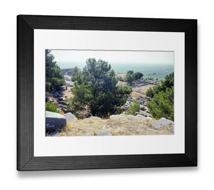 Framed Print : Archaeological excavation site ruins of the ancient Greek city of Priene, Turkey, 1997, Asia Framed Print : Archaeological excavation site ruins of the ancient Greek city of Priene, Turkey, 1997, Asia