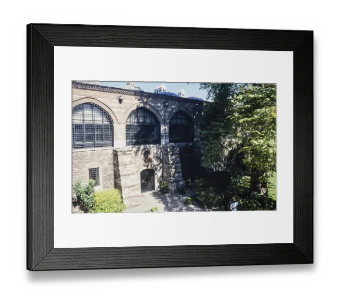 Framed Print : Building outside the Museum of Turkish and Islamic Art, Istanbul, Turkey, 1997, Asia