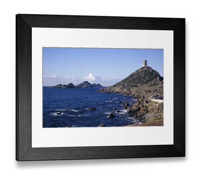 Framed Print : Tour de la Parata Tower and Iles Sanguinaires, The Blood Islands, Corsica, France 1998 Framed Print : Tour de la Parata Tower and Iles Sanguinaires, The Blood Islands, Corsica, France 1998