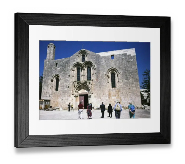 Framed Print : Crusader Church, Cathedral of Our Lady of Tortosa, Tartus, Syria, 1998, Asia
