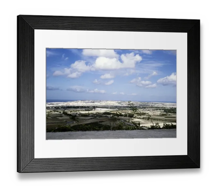 Framed Print : View over Valletta from the city wall of Mdina, Malta 1998