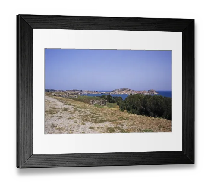 Framed Print : View from the Villa Romana delle Grotte, Portoferraio, Elba Island, Italy, 1999, Europe Framed Print : View from the Villa Romana delle Grotte, Portoferraio, Elba Island, Italy, 1999, Europe