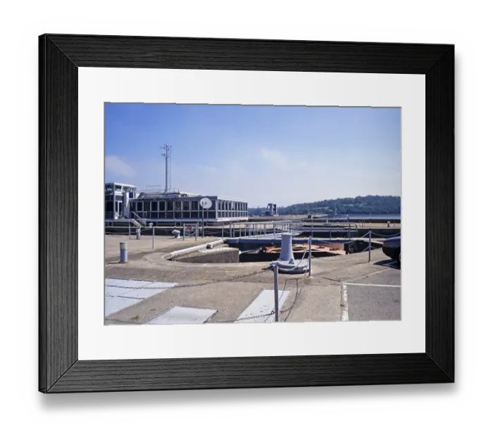 Framed Print : Lock gates of the HEP tidal barrage on the Rance, Brittany, France, Europe Framed Print : Lock gates of the HEP tidal barrage on the Rance, Brittany, France, Europe
