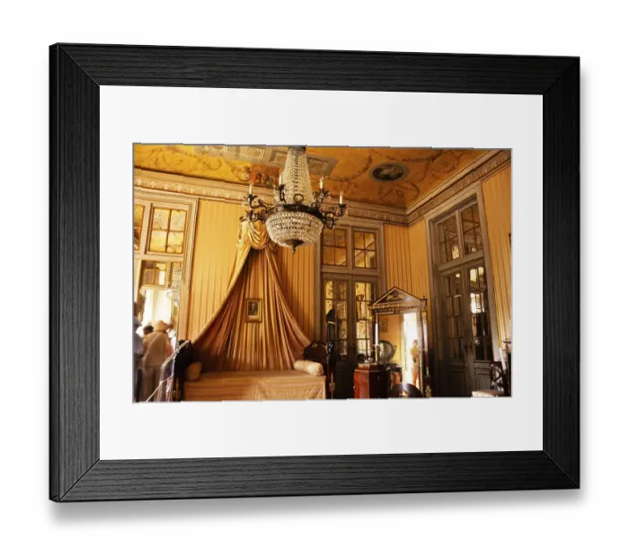 Framed Print : Interior of the National Palace of Queluz, Sintra, near Lisbon, Portugal Bedroom furniture and interior design