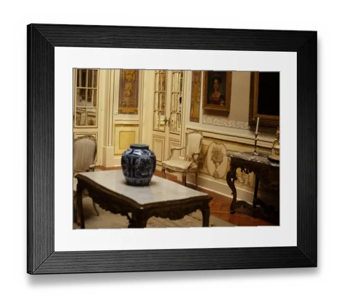 Framed Print : Interior of the National Palace of Queluz, Sintra, near Lisbon, Portugal Furniture and interior design