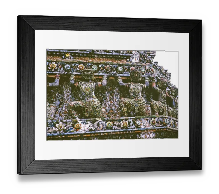 Framed Print : Figuren auf der Stupa des buddhistischen Tempels Wat Arun, Bangkok, Thailand, Asien, 1964, Asia Framed Print : Figuren auf der Stupa des buddhistischen Tempels Wat Arun, Bangkok, Thailand, Asien, 1964, Asia