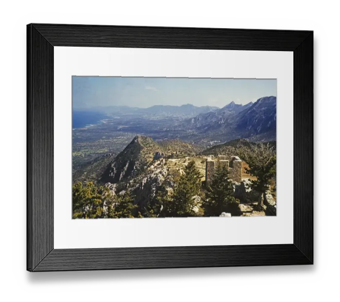 Framed Print : Kyrenisches Gebirge, Kirenia, Nordzypern 1963 Framed Print : Kyrenisches Gebirge, Kirenia, Nordzypern 1963