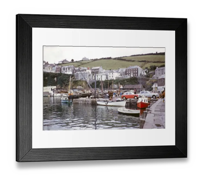 Framed Print : Hafen von Mevagissey, Cornwall, England, UK 1964 Framed Print : Hafen von Mevagissey, Cornwall, England, UK 1964
