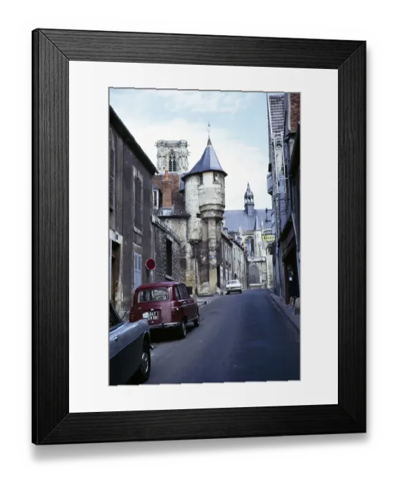 Framed Print : Nevers Cathedral, France 1971