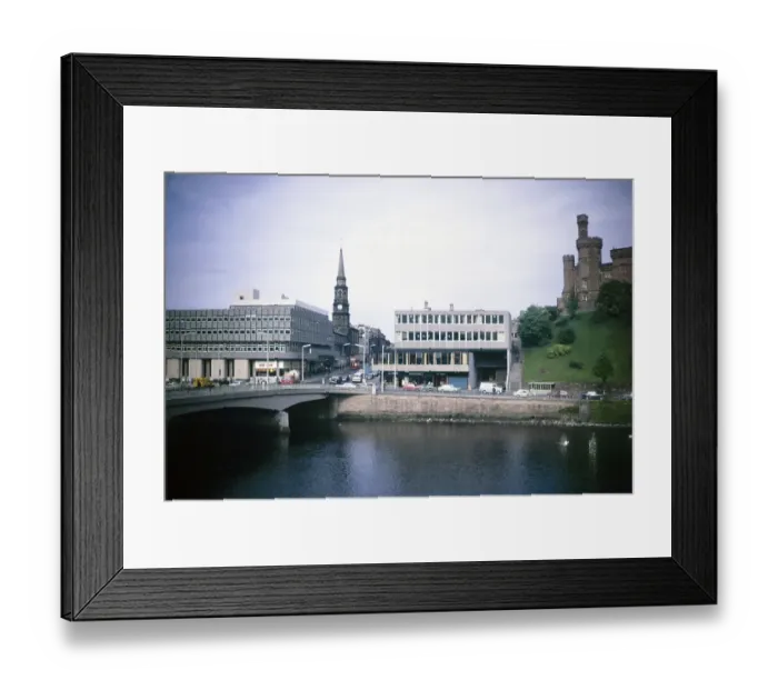 Framed Print : Ness Bridge over the River Ness, Inverness, Scotland 1971 Framed Print : Ness Bridge over the River Ness, Inverness, Scotland 1971