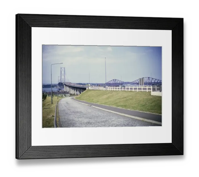 Framed Print : Forth Road Bridge, crossing the Firth of Forth, South Queensferry, Scotland, 1968 Framed Print : Forth Road Bridge, crossing the Firth of Forth, South Queensferry, Scotland, 1968