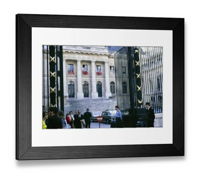 Framed Print : Palais de Justice, Palace of Justice, Paris, France, 1970, Europe