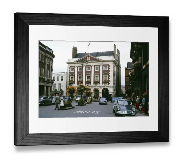 Framed Print : Street with cars and people in front of the Assembly Rooms, York, Yorkshire, England, 1963 Framed Print : Street with cars and people in front of the Assembly Rooms, York, Yorkshire, England, 1963