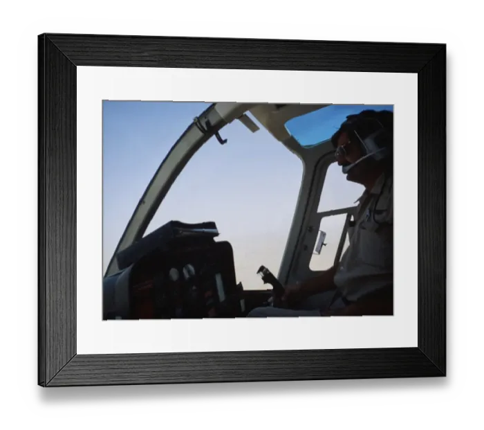 Framed Print : View into the cockpit of a Bell 206 JetRanger helicopter over the Arabian desert, Saudi Arabia oil industry 1979 Framed Print : View into the cockpit of a Bell 206 JetRanger helicopter over the Arabian desert, Saudi Arabia oil industry 1979